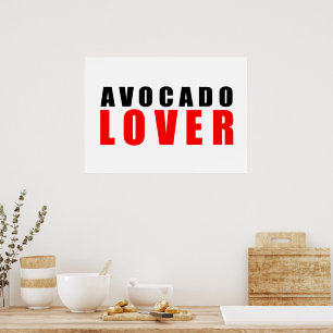 Avocado, Avocado-Liebhaber Poster