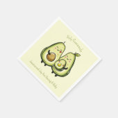 Avocado Baby Dusche Serviette (Ecke)