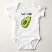 Avocado Baby Strampler (Vorderseite)