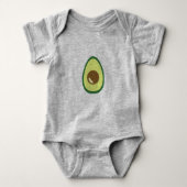 Avocado Baby Strampler (Vorderseite)