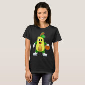 Avocado Basketball-Spieler Basketball T-Shirt (Vorne ganz)
