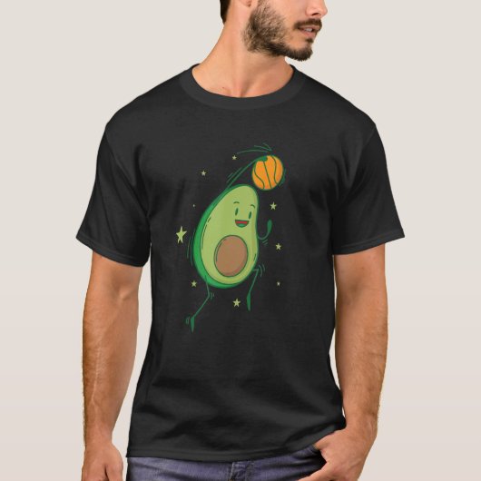 Avocado Basketball T-Shirt (Vorderseite)