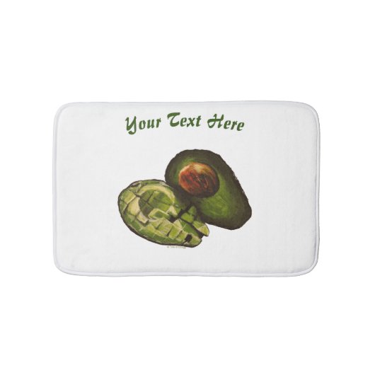 Avocado Bath Mat Badematte (Vorderseite)