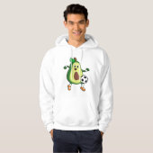 Avocado beim Fußball-Sport Hoodie (Vorne ganz)