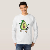 Avocado beim Fußball-Sport T-Shirt (Vorne ganz)