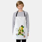 Avocado beim Fußballsport Schürze (Getragen)