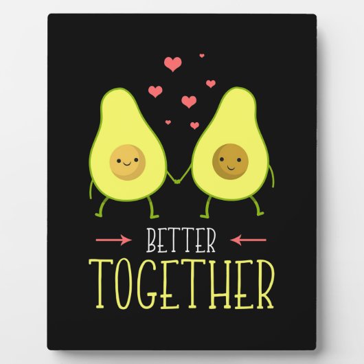 Avocado Better Together Fotoplatte (Vorderseite)