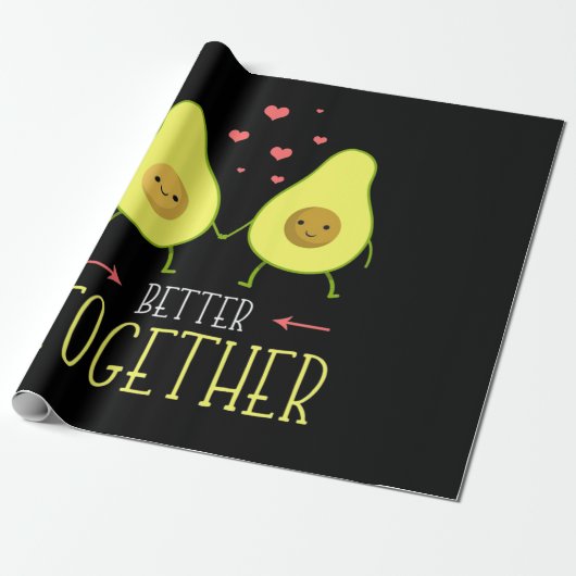 Avocado Better Together Geschenkpapier (Ungerollt)