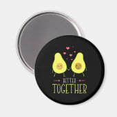 Avocado Better Together Magnet (Vorderseite/Rückseite)