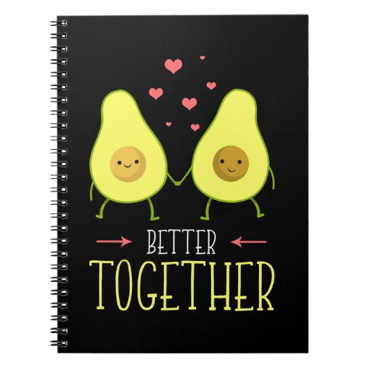 Avocado Better Together Notizblock (Vorderseite)