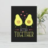 Avocado Better Together Save The Date (Stehend Vorderseite)