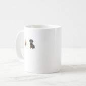 Avocado Black Dackel Heartbeat Hund Lover. Perfe Kaffeetasse (Vorderseite Links)