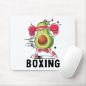 Avocado Boxing Gesunde vegetarische Ernährung Mousepad (Mit Mouse)