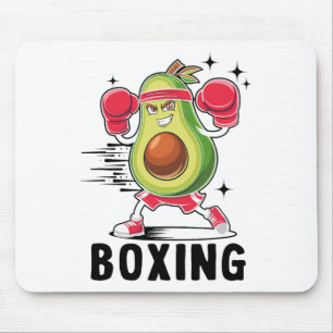 Avocado Boxing Gesunde vegetarische Ernährung Mousepad