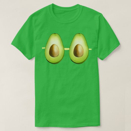 Avocado Bra Funny Fake Brassiere Beach Kostümpuppe T-Shirt (Design vorne)