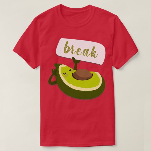 Avocado Break T-Shirt (Design vorne)