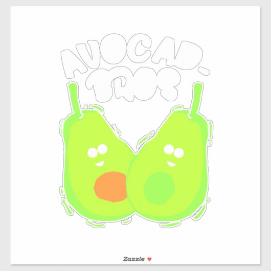Avocado Brother Aufkleber (Blatt)