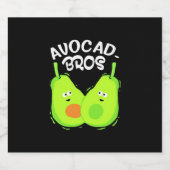 Avocado Brother Bierflaschenetikett (Einzelnes Label)
