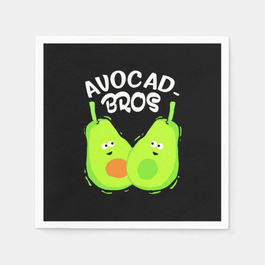 Avocado Brother Serviette (Vorderseite)