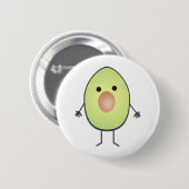 Avocado Button (Vorne & Hinten)