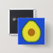Avocado Button (Vorne & Hinten)