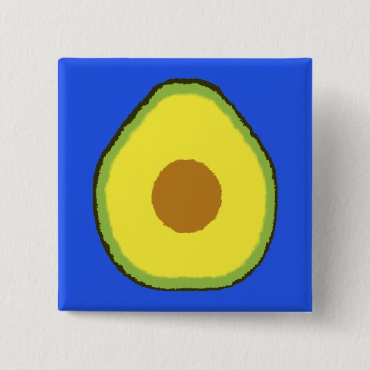 Avocado Button (Vorderseite)