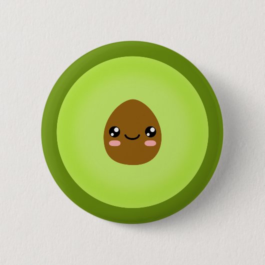 Avocado Button (Vorderseite)