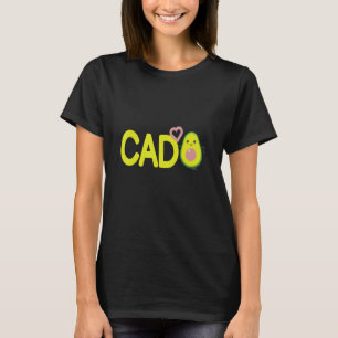 Avocado Cado Veganes Paar 1 Herz T-Shirt