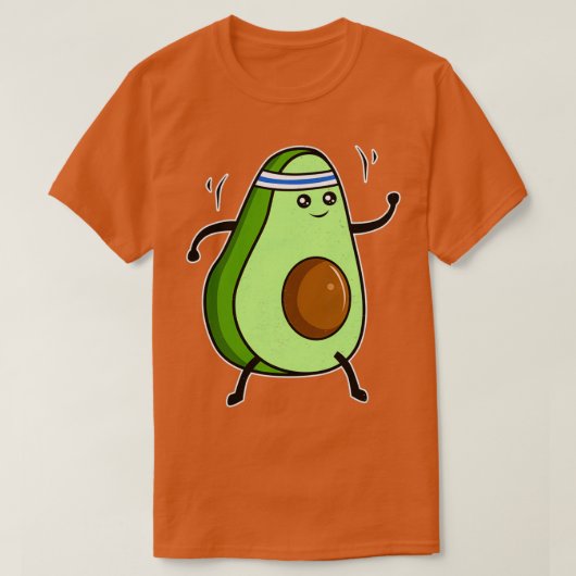 Avocado Cardio Avocado Lover T-Shirt (Design vorne)