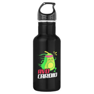 Avocado Cardio Übung Edelstahlflasche