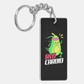 Avocado Cardio Übung Schlüsselanhänger (Vorderseite links)