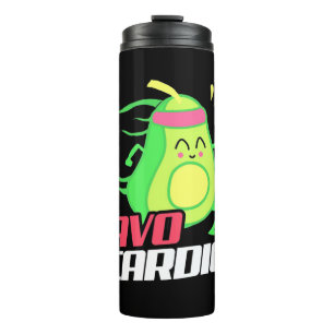 Avocado Cardio Übung Thermosbecher