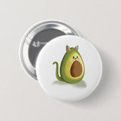 Avocado Cat Button (Vorne & Hinten)