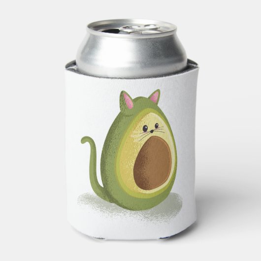 Avocado Cat Dosenkühler (Kanne Vorderseite)