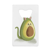 Avocado Cat Geldbeutel Flaschenöffner (Rückseite)