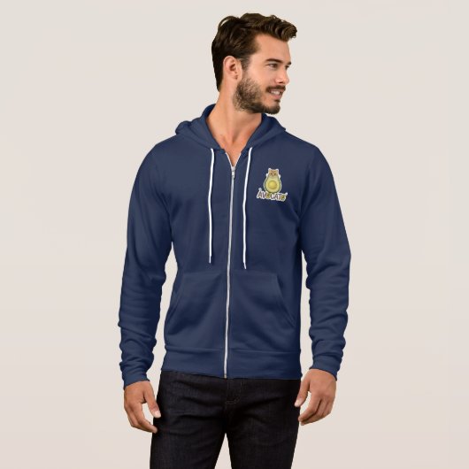 Avocado Cat Kitty Hoodie (Vorne ganz)