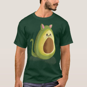 Avocado Cat Lover T-Shirt