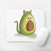 Avocado Cat Mousepad (Mit Mouse)