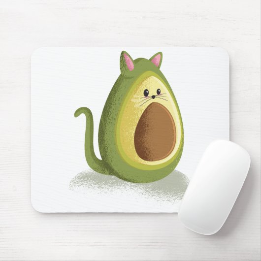 Avocado Cat Mousepad (Mit Mouse)