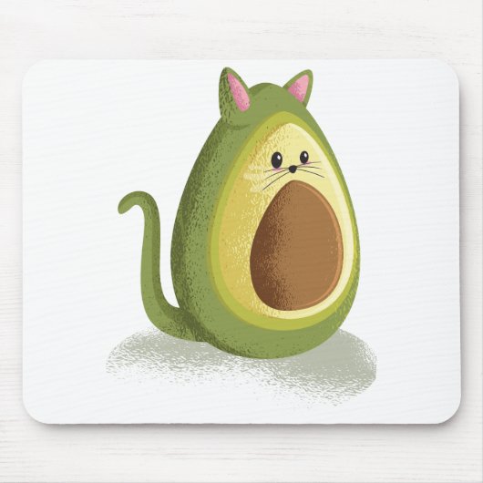 Avocado Cat Mousepad (Vorne)