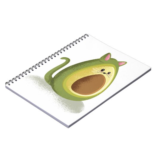 Avocado Cat Notizblock (Linke Seite)