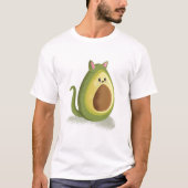 Avocado Cat T-Shirt (Vorderseite)