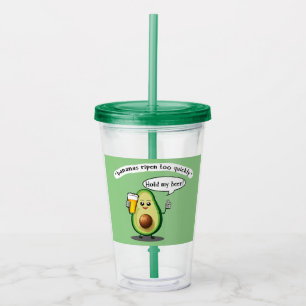 Avocado Challenge Acryltrinkbecher