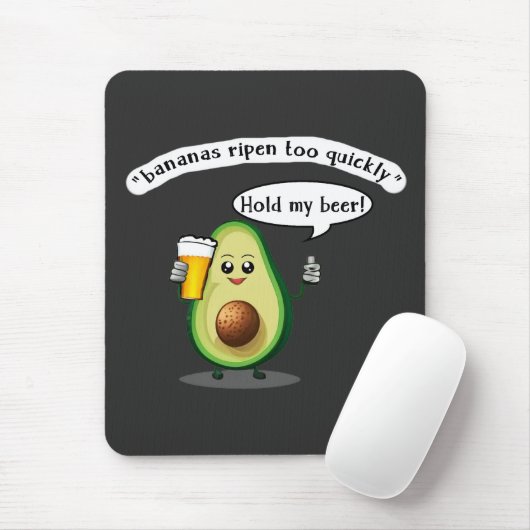 Avocado Challenge Mousepad (Mit Mouse)