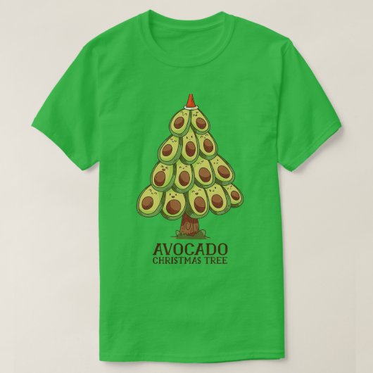 AVOCADO CHRISTMAS TREE Classic TShirt (Design vorne)