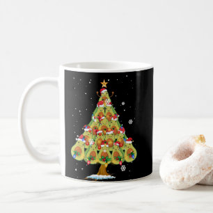 Avocado Christmas Tree Santa ELF Avocado Lover Kaffeetasse