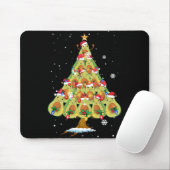 Avocado Christmas Tree Santa ELF Avocado Lover Mousepad (Mit Mouse)