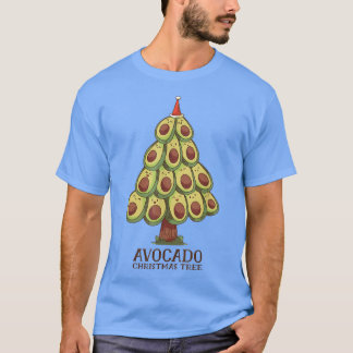 Avocado Christmas Tree T-Shirt