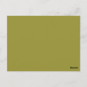 Avocado Classic Erntekarten Postkarte (Rückseite)