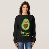 Avocado couple I love him partner Valentine's Day Sweatshirt (Vorne ganz)